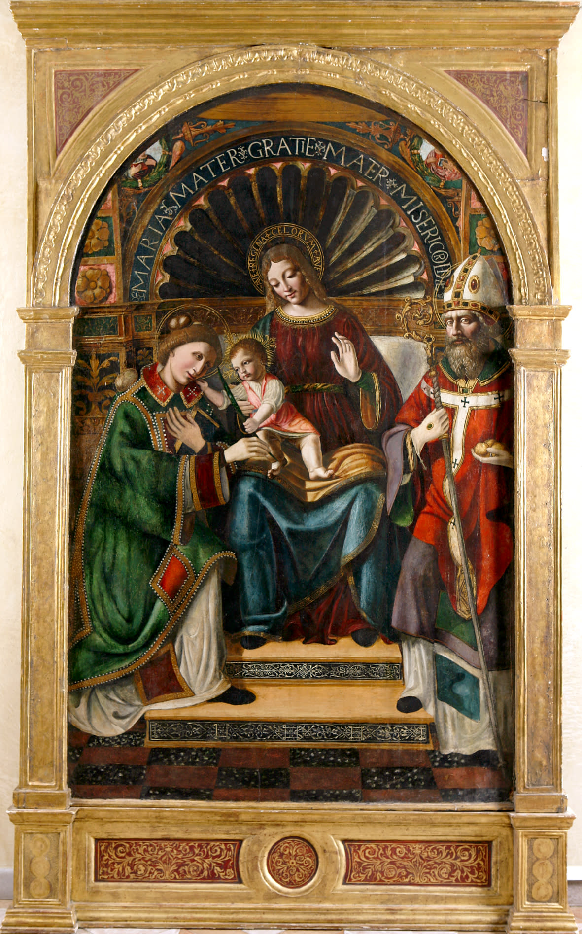 The Madonna and Child with Saints Stephen and Nicholas of Bari